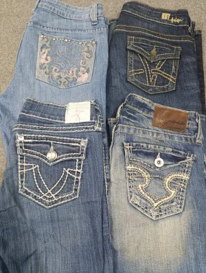 #341 Ladies Y2K Flared Jeans -16