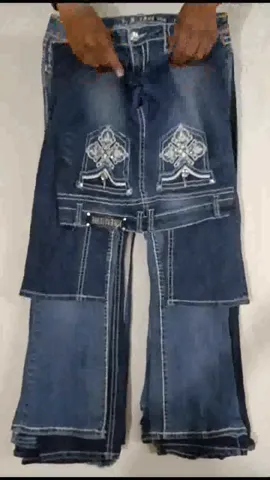 #52 Ladies Premium Y2K Flared Jeans -15