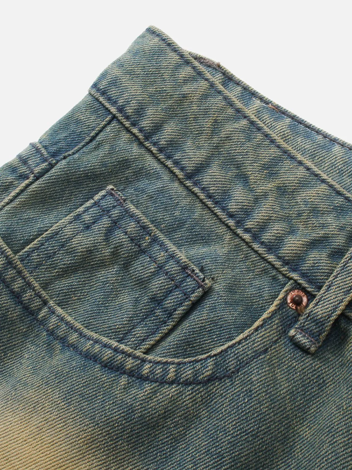 Aelfric Eden Mud Dyeing Loose Jeans