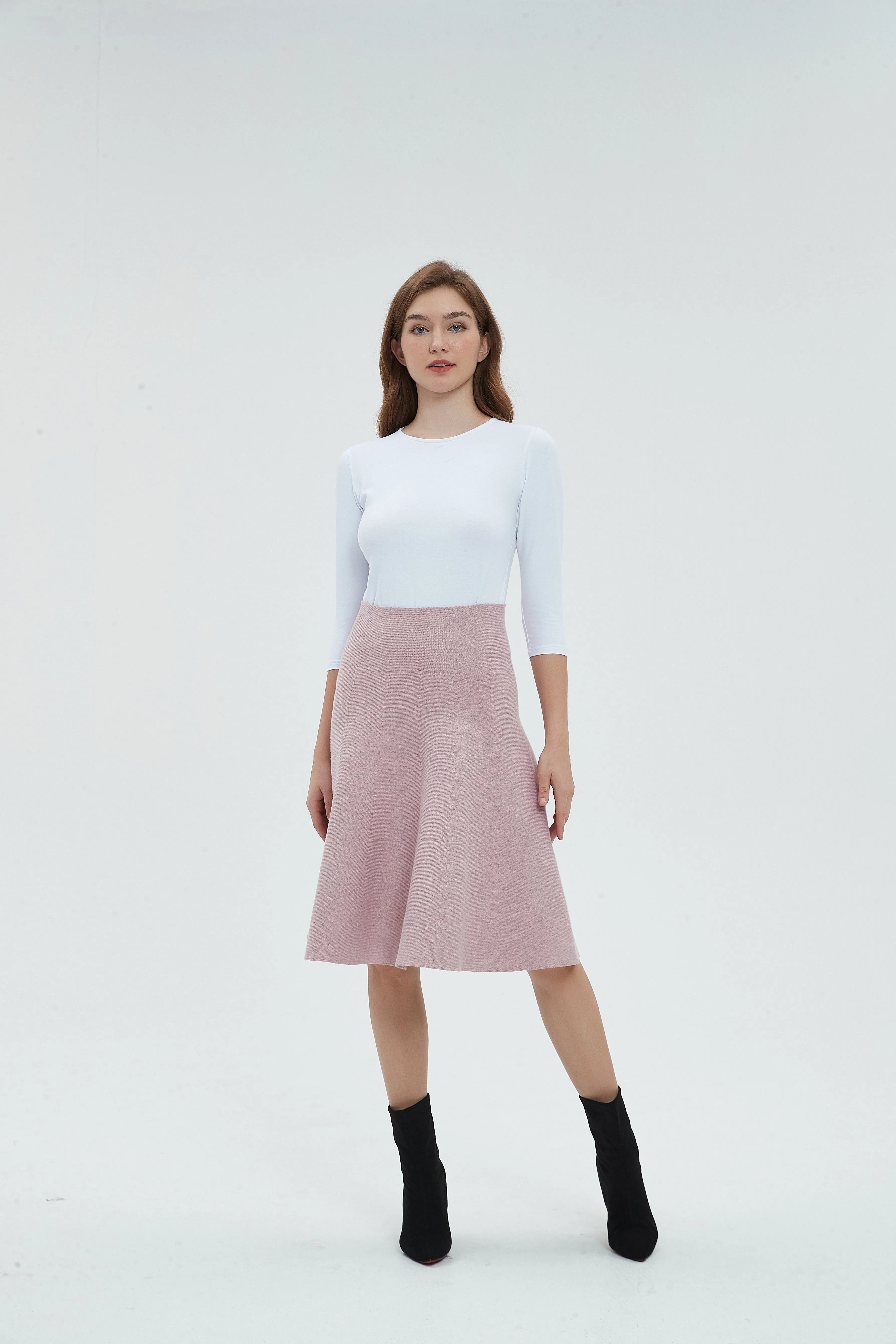 AMAZING  MM SKIRT - DUSTY ROSE