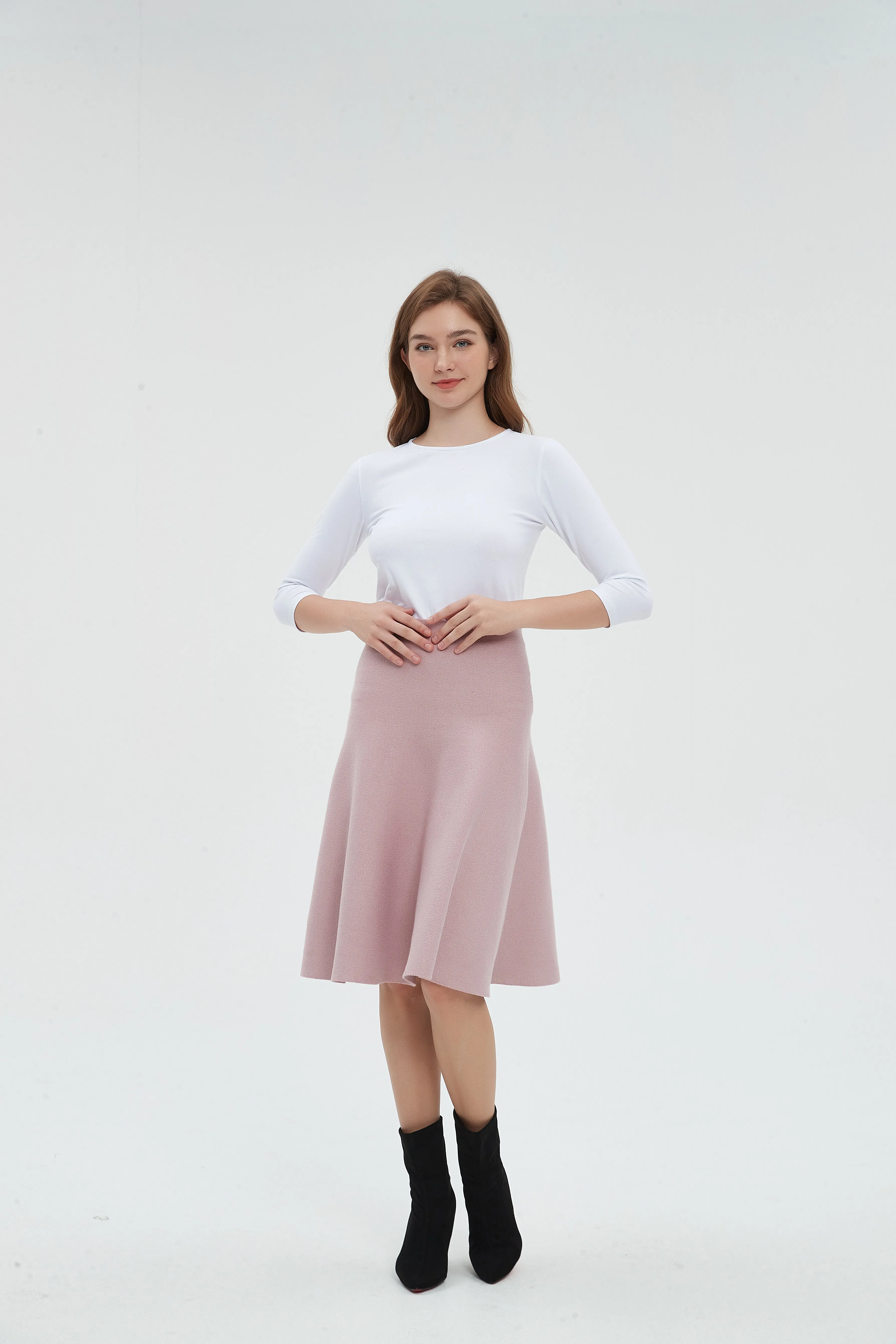 AMAZING  MM SKIRT - DUSTY ROSE
