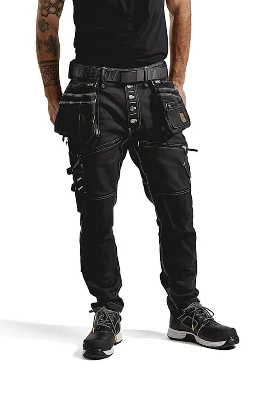 Bl&#xE5;kl&#xE4;der&#x20;1999&#x20;Work&#x20;Trouser&#x20;Baggy&#x20;Denim&#x20;Stretch&#x20;X1900&#x20;-&#x20;Black