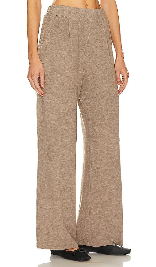 Bobi Wide Leg Pants in Taupe