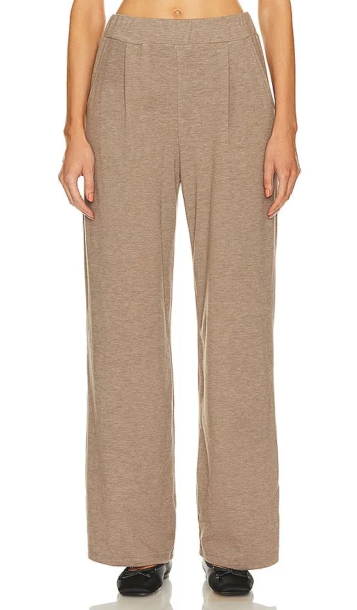 Bobi Wide Leg Pants in Taupe