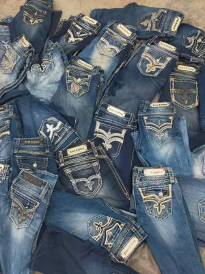 CR413 Ladies Flared Rock Revival Jeans