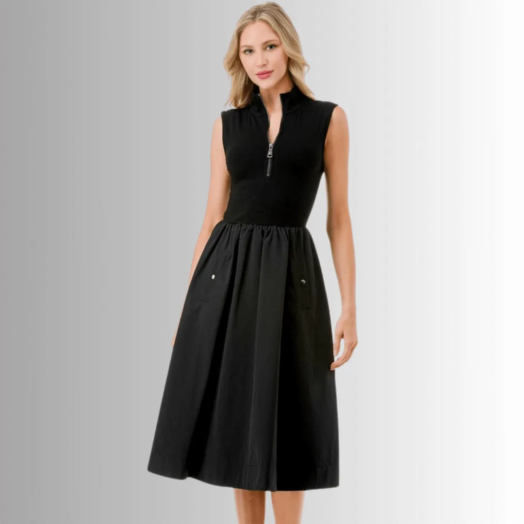 Fashion & Sophistication Midi Dress Made in USA