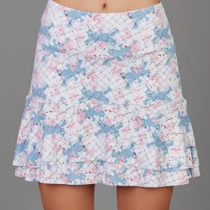 Grids Long Skort (print)