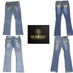 HD181 Y2K Ladies Flared Jeans - 14 pcs