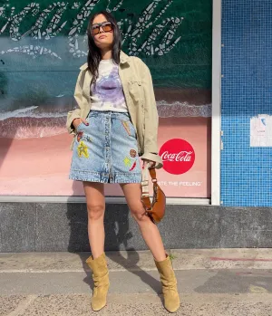 JACKPOT DENIM SKIRT