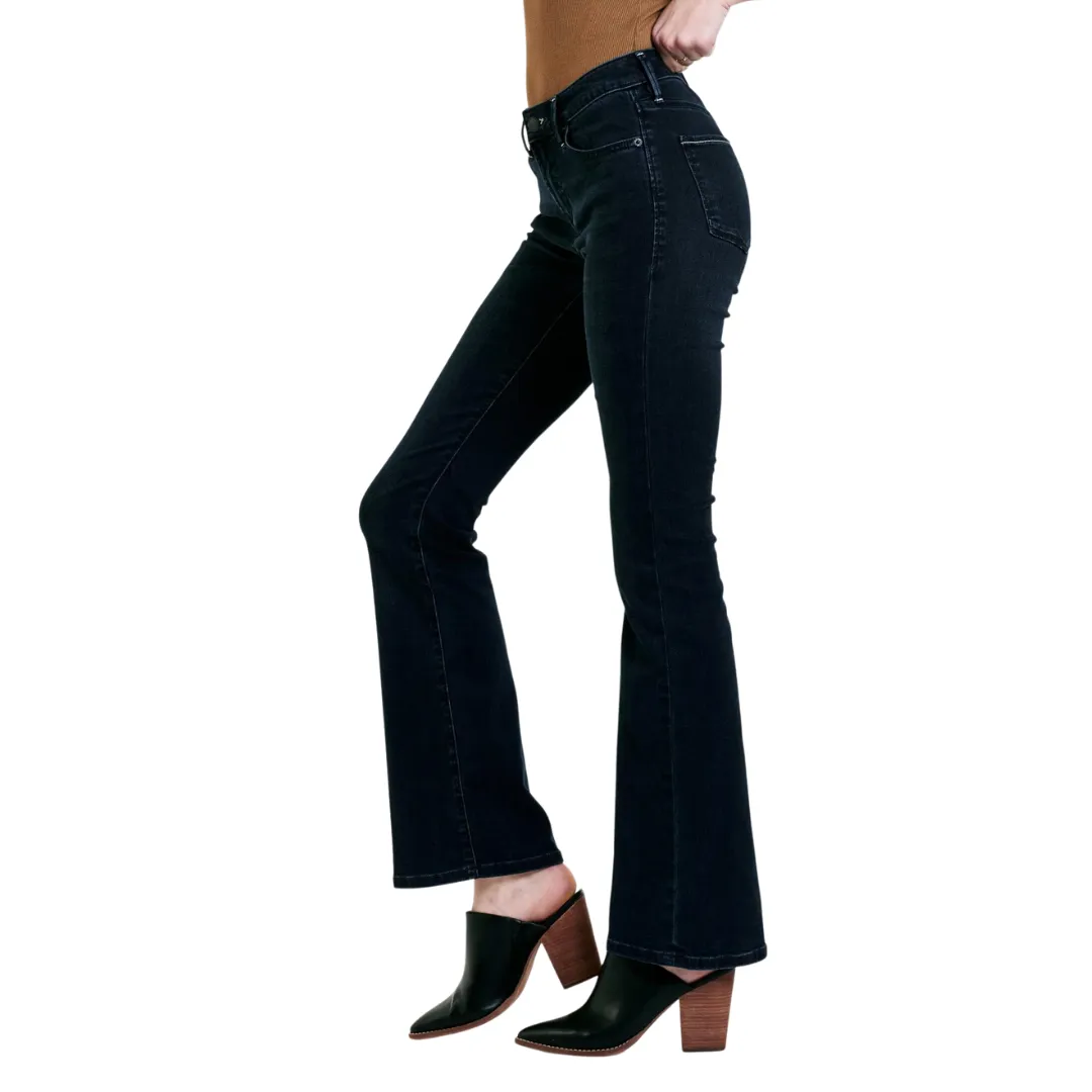 Jaxtyn High Rise Bootcut Jean in Roselle