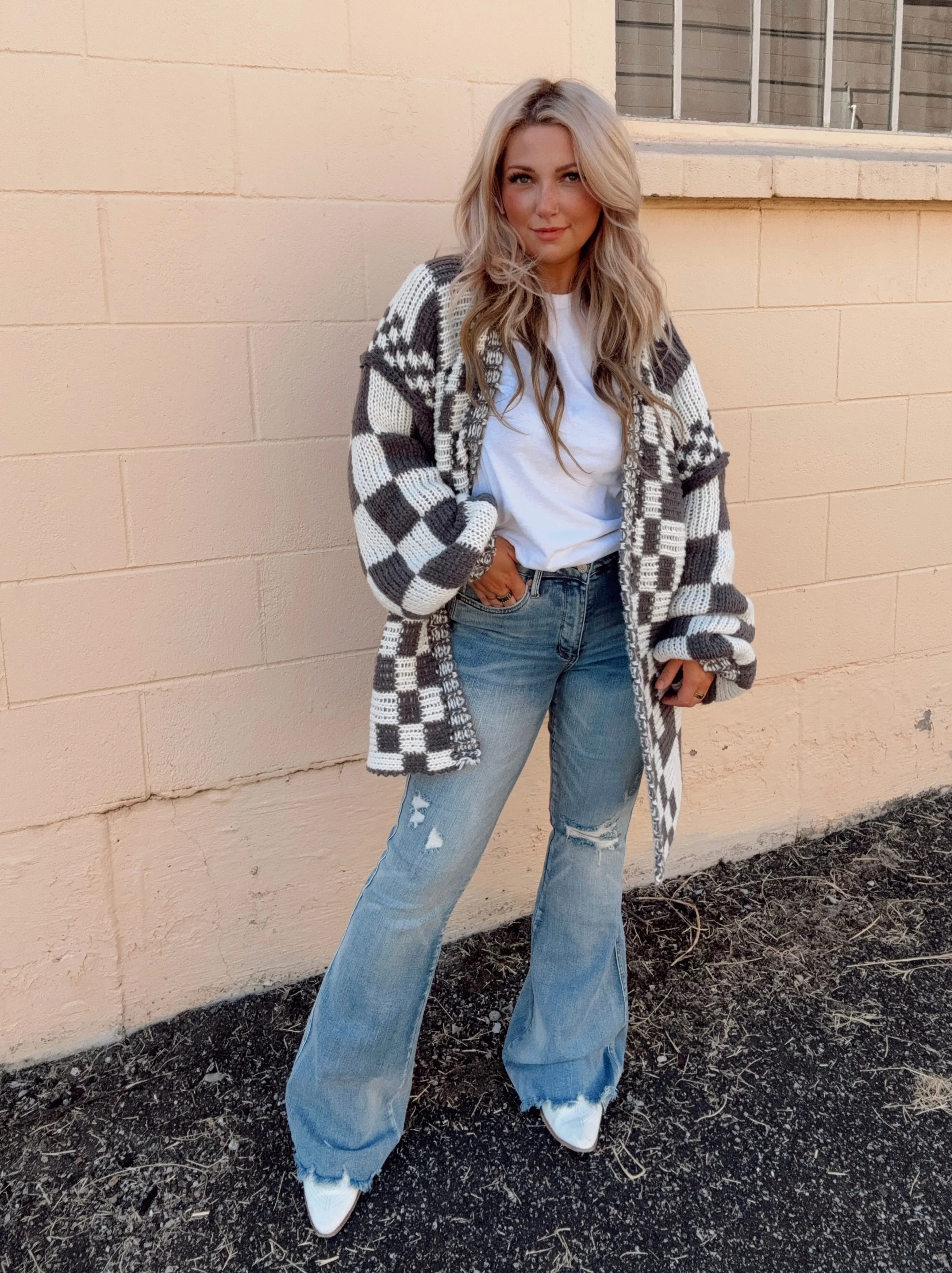 Judy Blue Distressed Flare Jeans