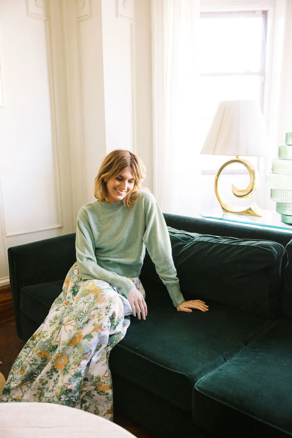 MASON'S DAUGHTER Maxi Skirt, Spring Chinoiserie