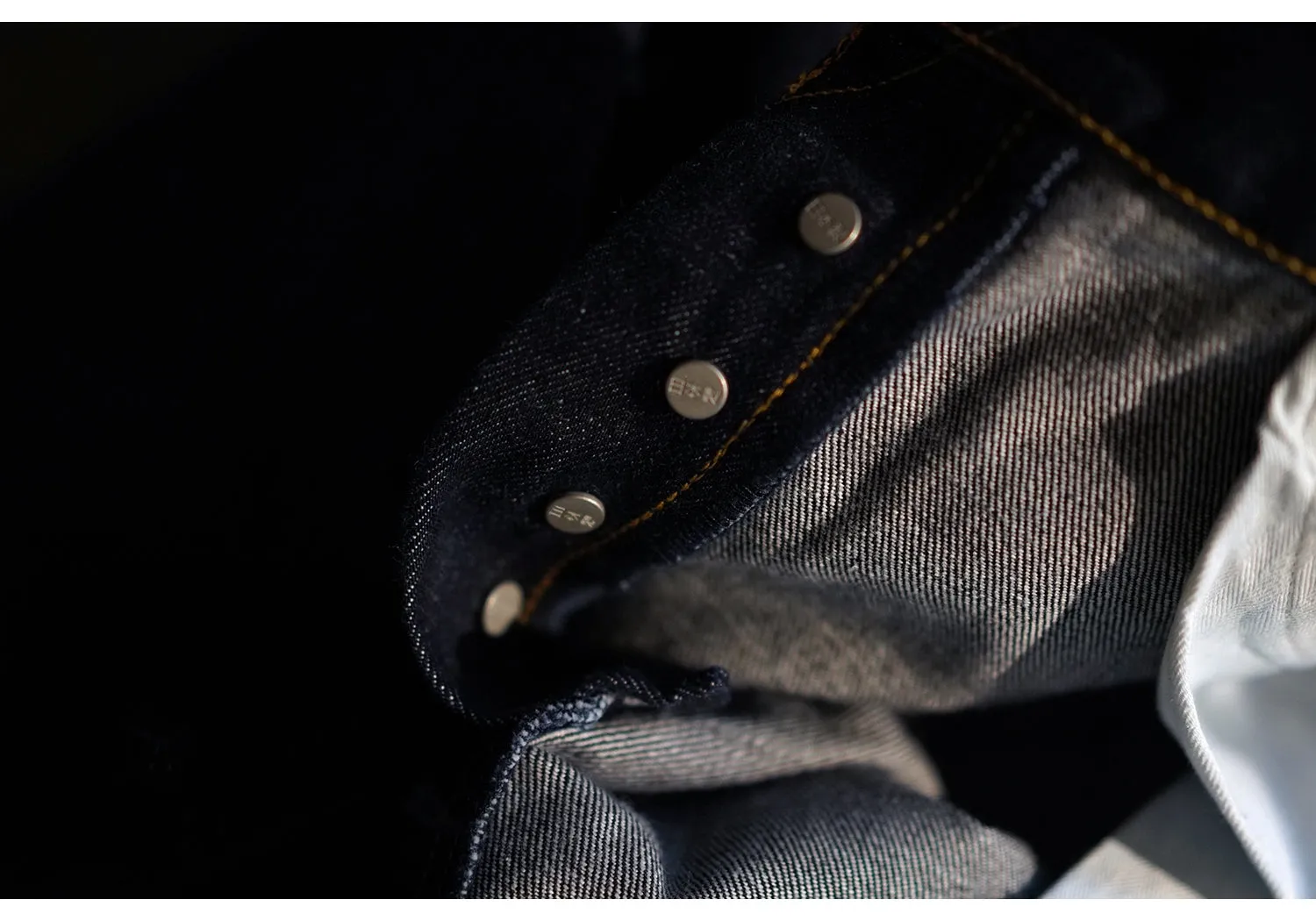 Men's Selvedge Denim Bootcut Jeans Indigo Dyed