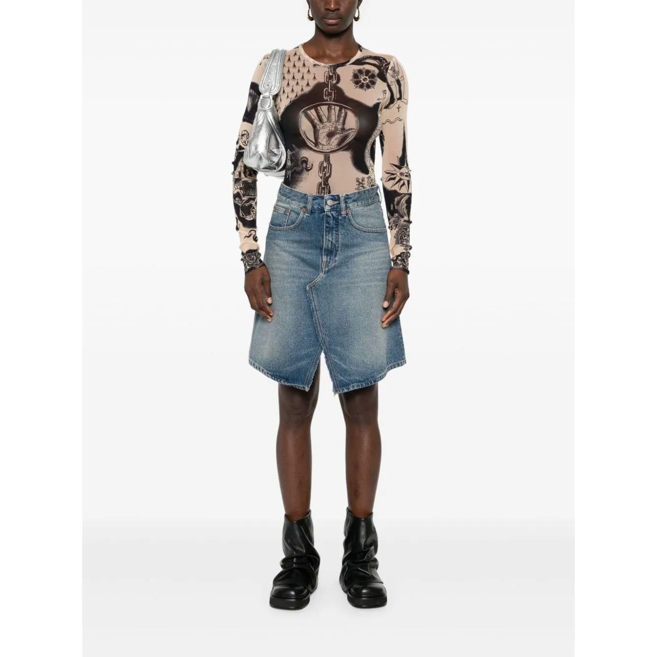 MM6 Maison Margiela Skirts Clear Blue