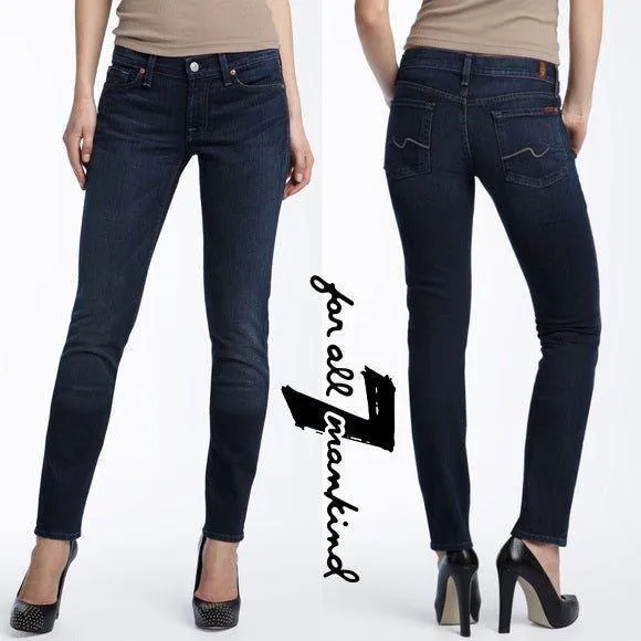 NWT- 7 for all Mankind 'Roxanne' Skinny Jeans Size- 28