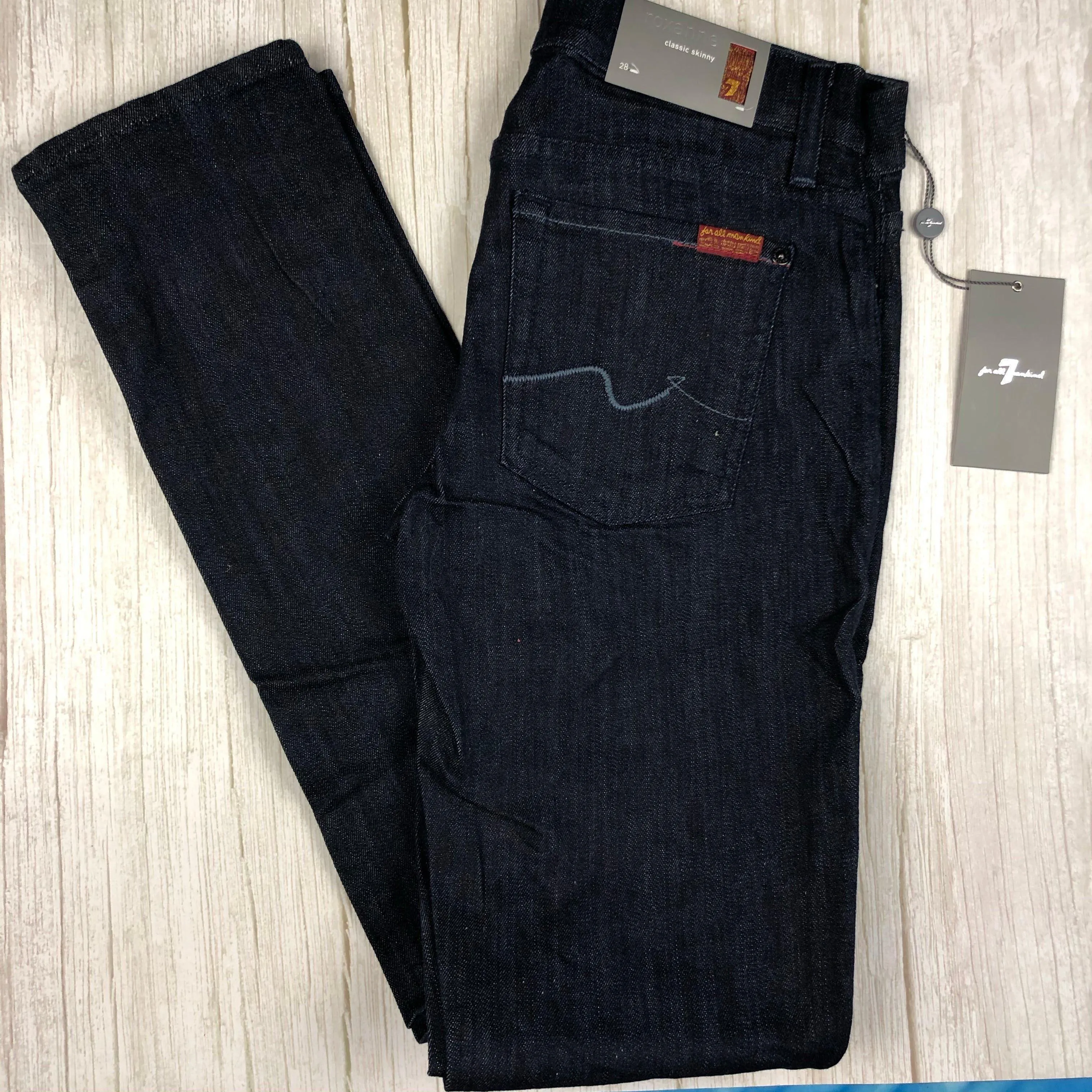NWT- 7 for all Mankind 'Roxanne' Skinny Jeans Size- 28