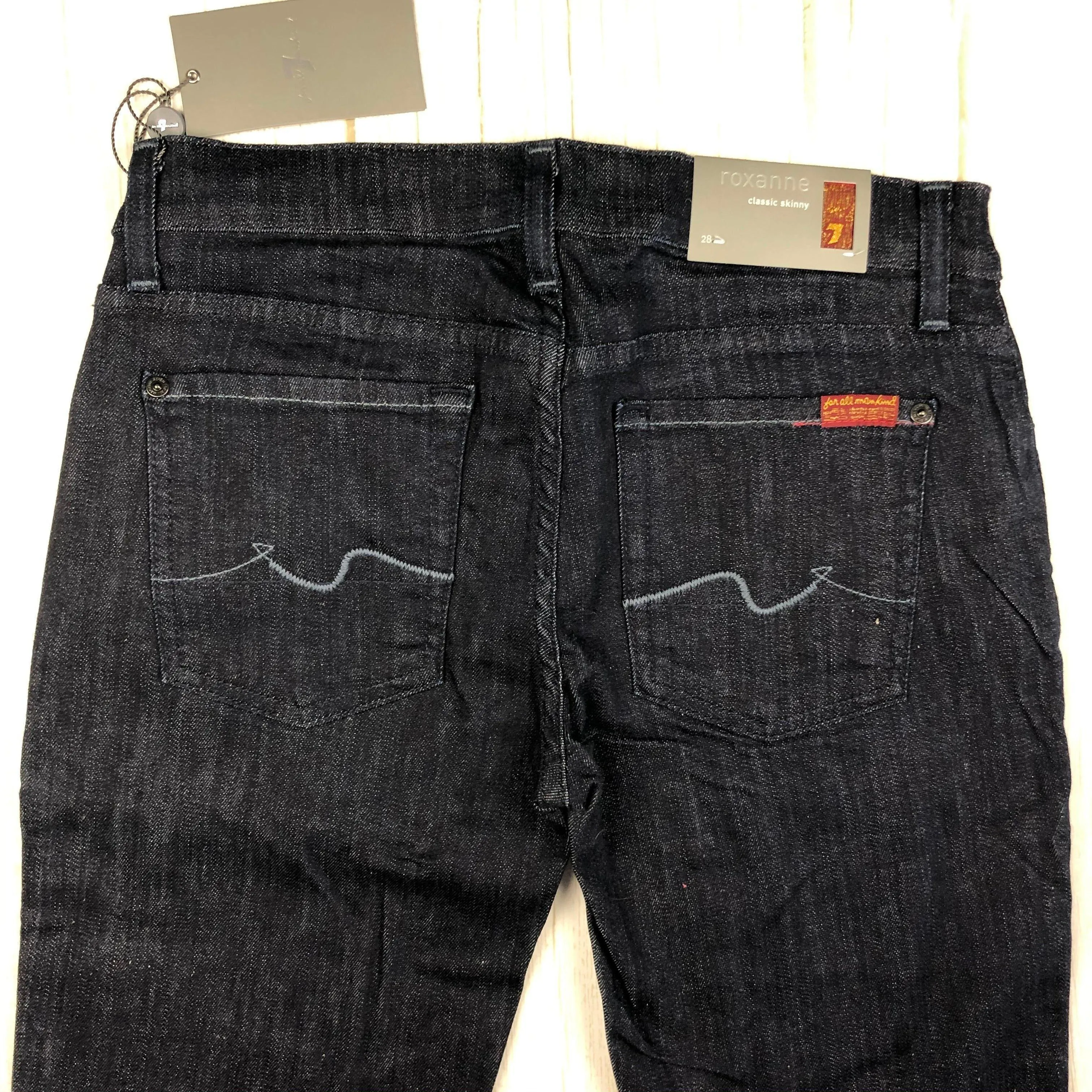 NWT- 7 for all Mankind 'Roxanne' Skinny Jeans Size- 28