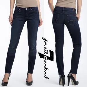 NWT- 7 for all Mankind 'Roxanne' Skinny Jeans Size- 28