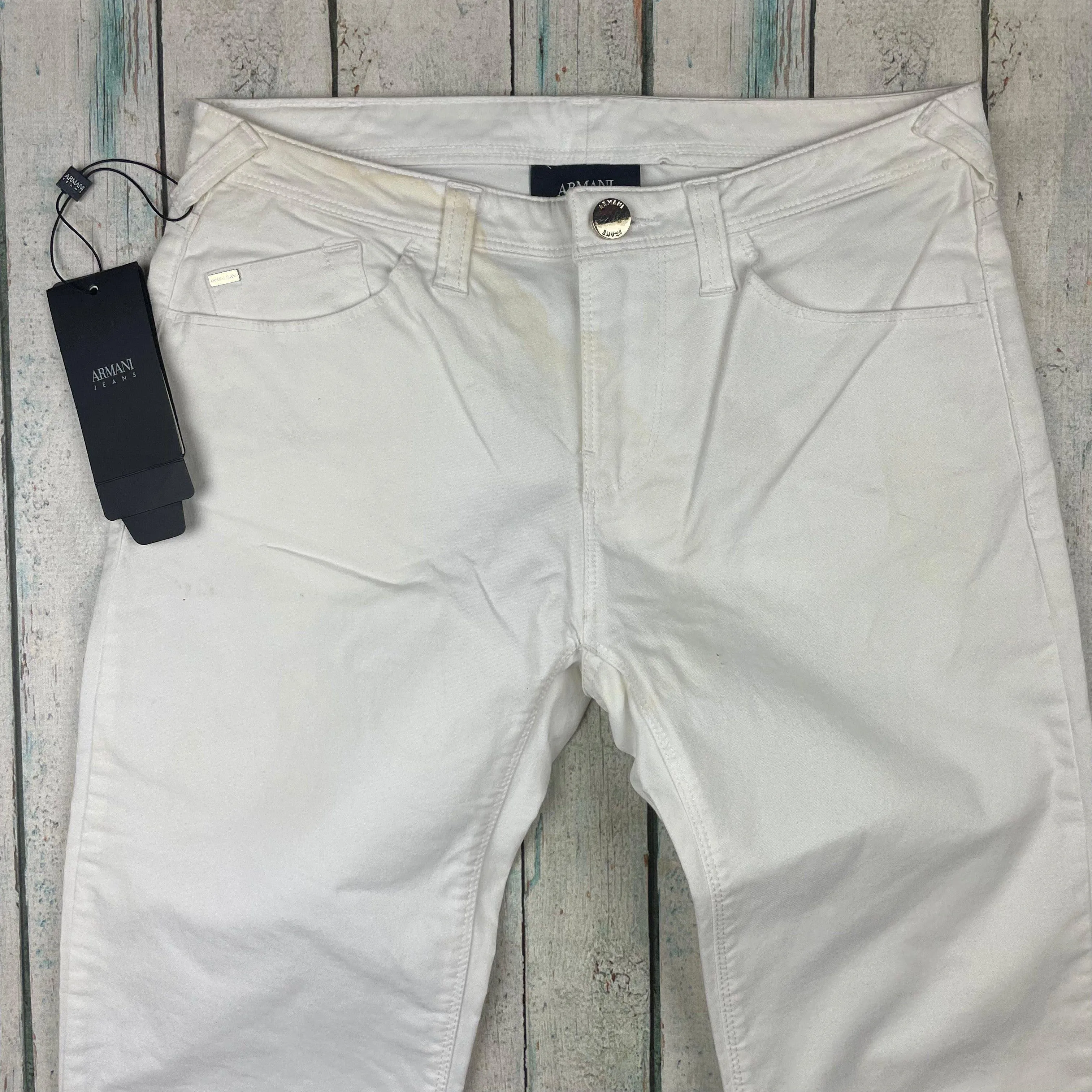 NWT- Armani Jeans Ladies J28 Orchid Skinny Fit Jeans- Size 24"
