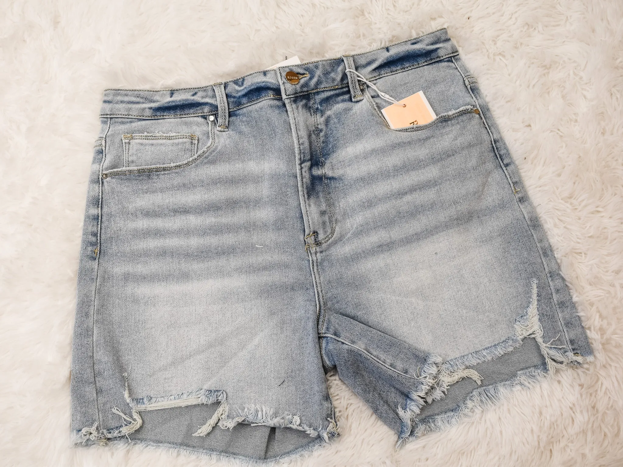RISEN Plus Size Jeans Shorts