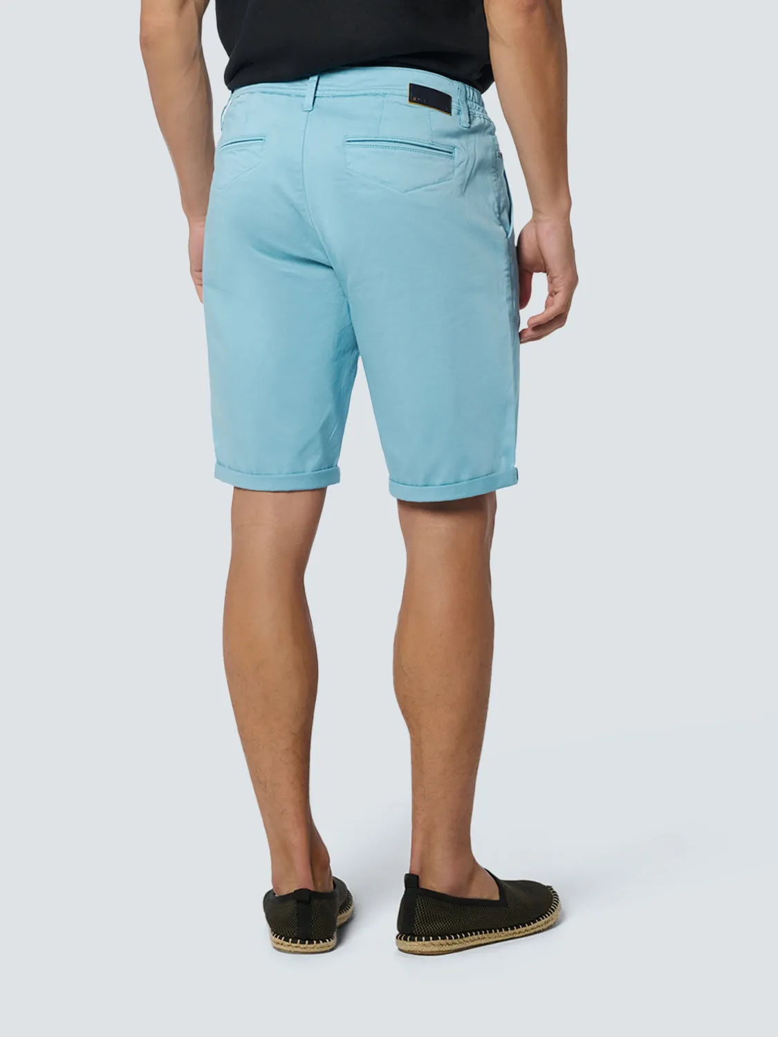 Short Chino Garment Dyed Twill Stretch | Aqua