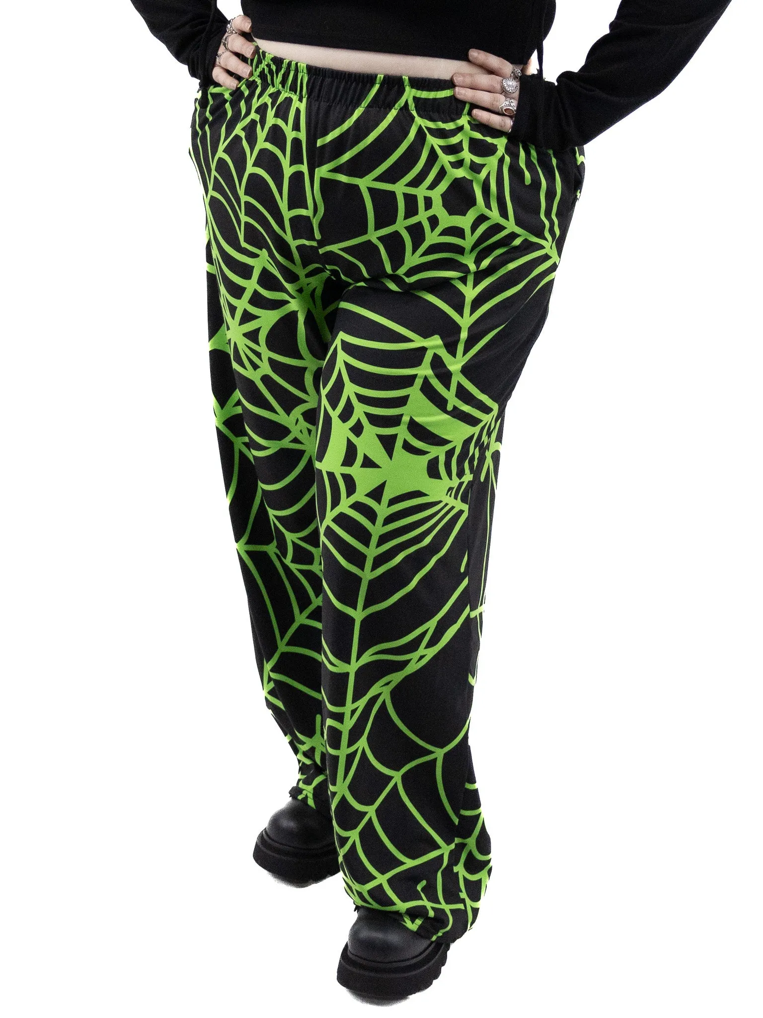 Spiderweb Unisex Wide Leg Pants