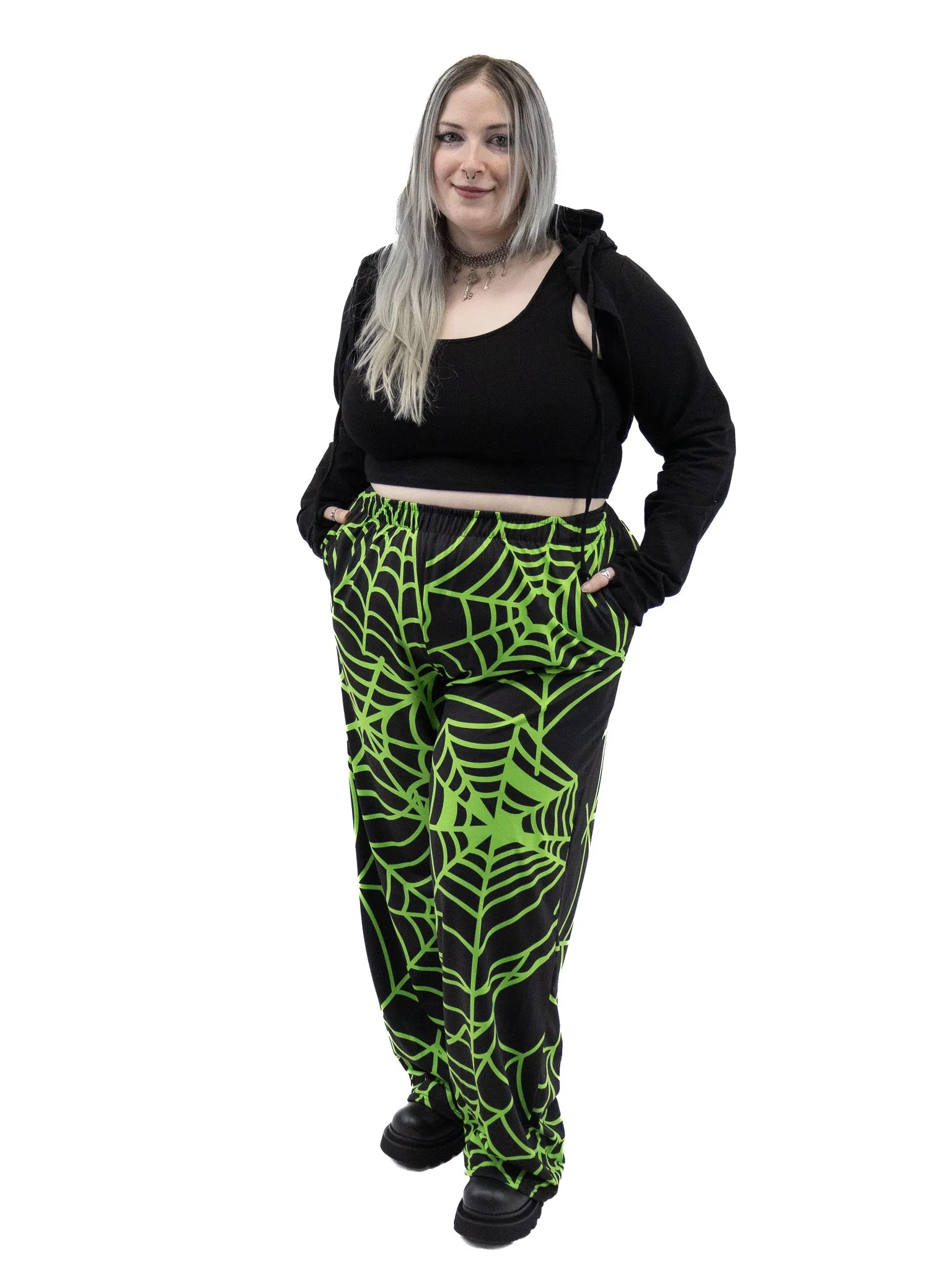 Spiderweb Unisex Wide Leg Pants