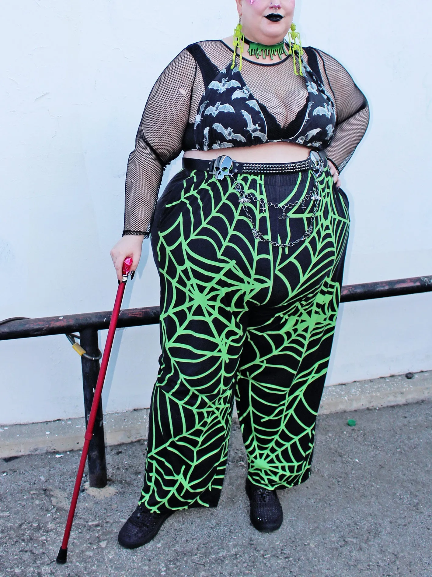 Spiderweb Unisex Wide Leg Pants