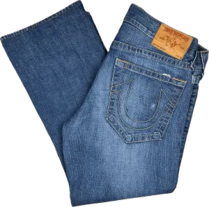 True Religion Mens 'Bobby' Bootcut Jeans - Size 34S