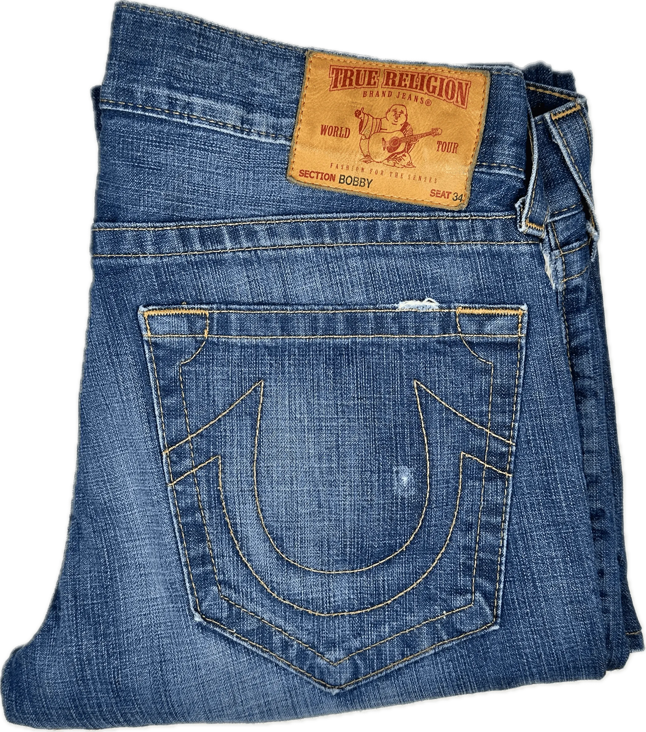 True Religion Mens 'Bobby' Bootcut Jeans - Size 34S