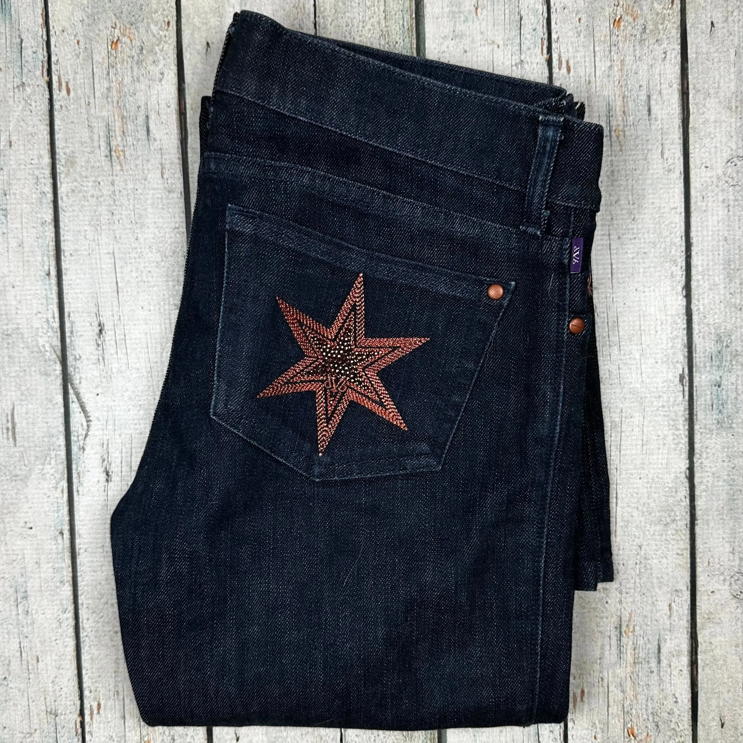 Victoria Beckham Dark Wash Bootcut Jeans- Size 31