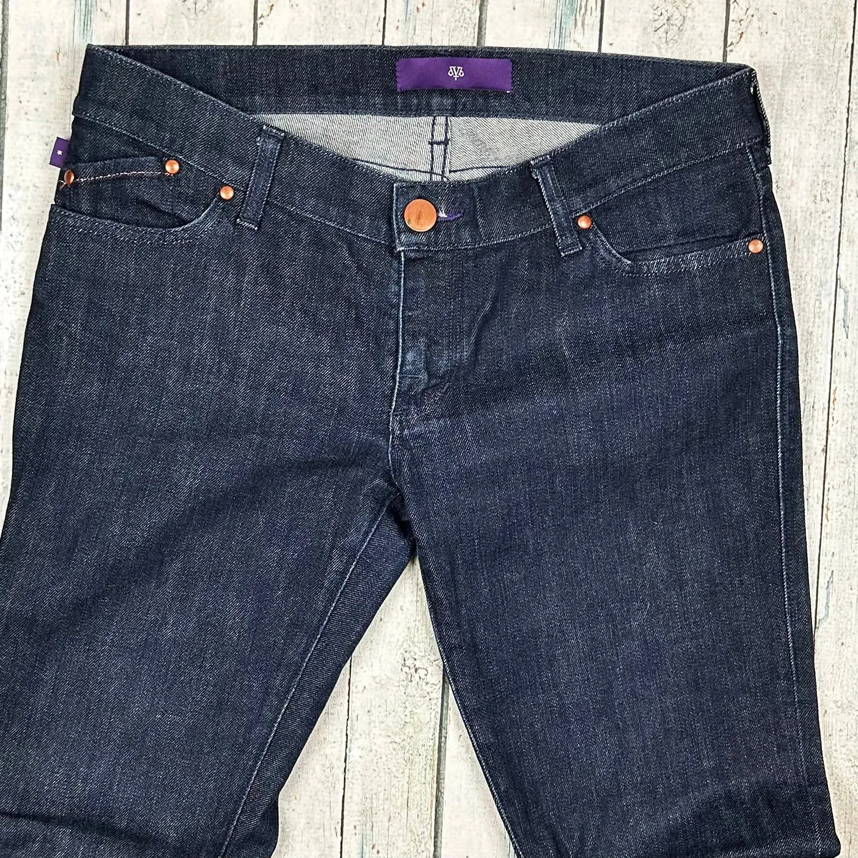 Victoria Beckham Dark Wash Bootcut Jeans- Size 31