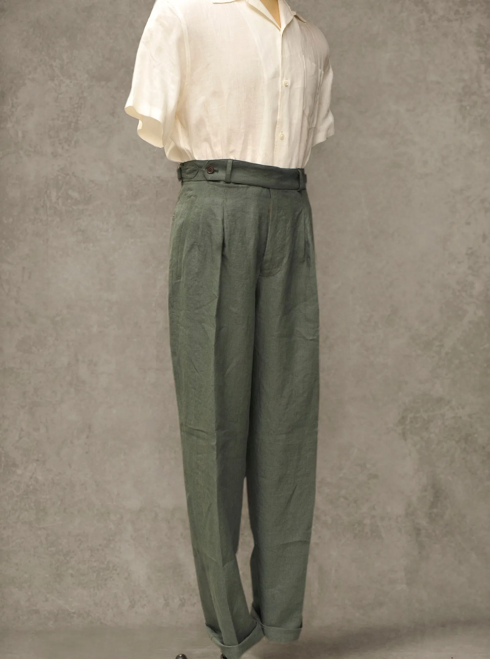 Wide Leg Matisse Pants - Belgian Jade - 32
