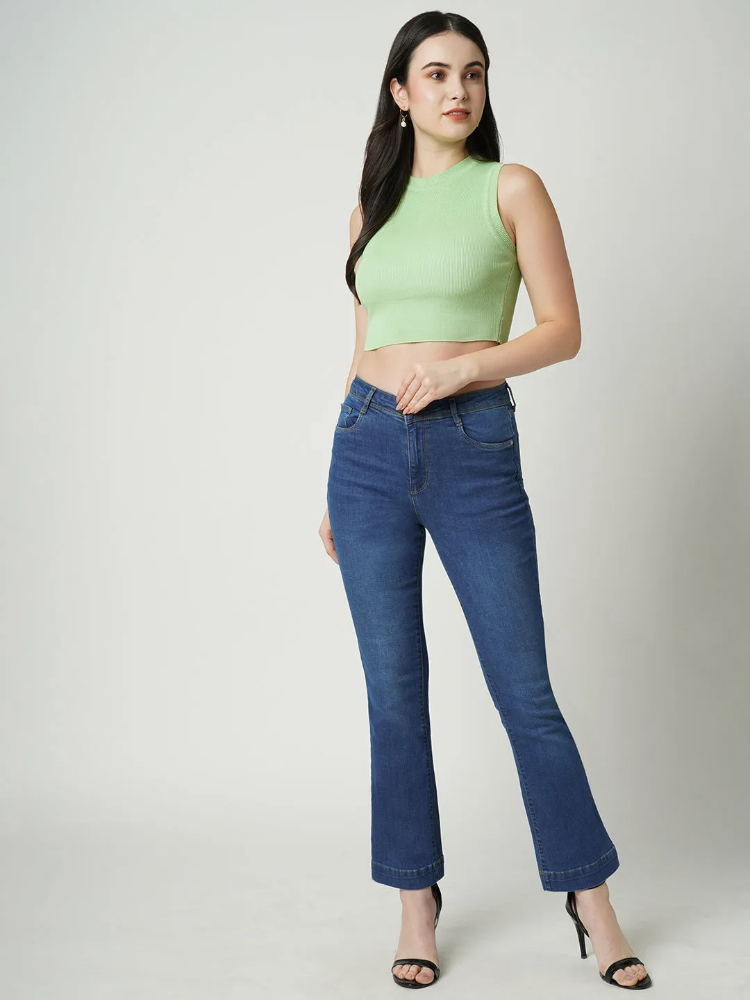 Women High-Rise Flare Jeans